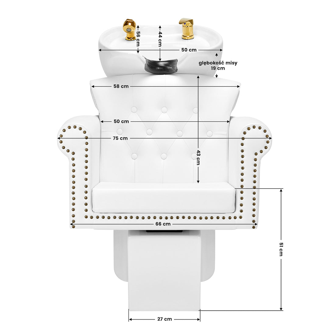 Wasunit Gabbiano Berlin Goud-Wit 14