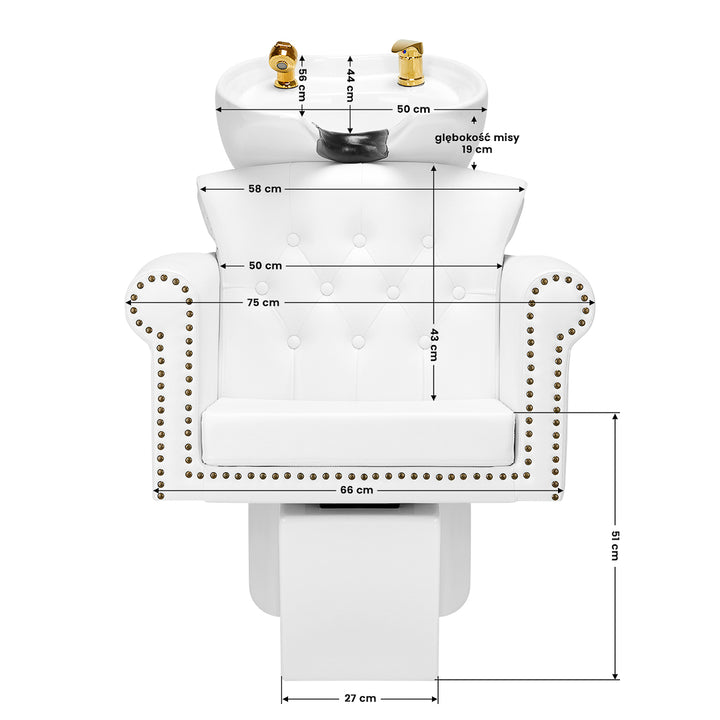 Wasunit Gabbiano Berlin Goud-Wit 14