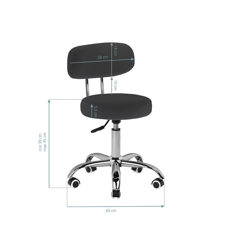 Tabouret A-007 Zwart 3