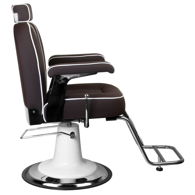 Kappersstoel Barber Gabbiano Amadeo Bruin 2