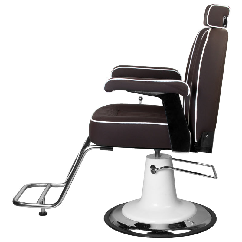 Kappersstoel Barber Gabbiano Amadeo Bruin 4