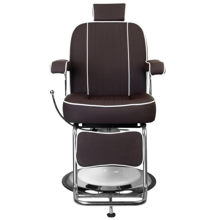Kappersstoel Barber Gabbiano Amadeo Bruin 5