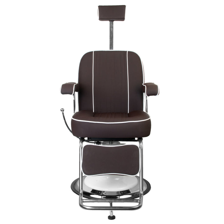Kappersstoel Barber Gabbiano Amadeo Bruin 6
