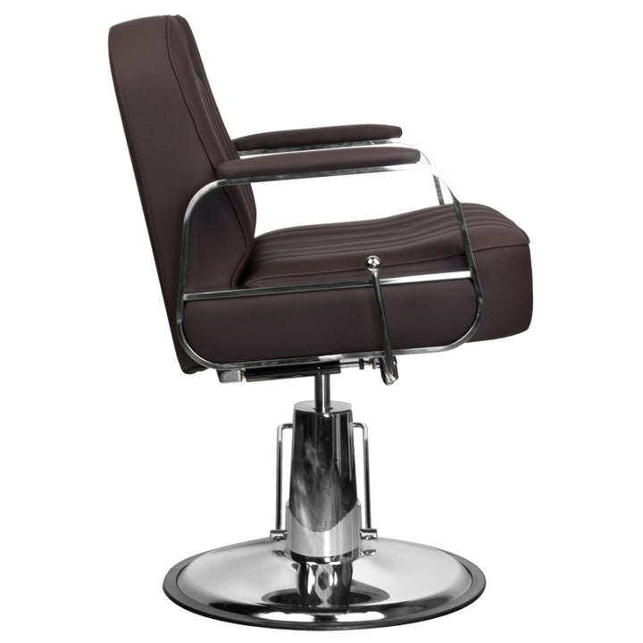 Kappersstoel Barber Gabbiano Rufo Bruin 4