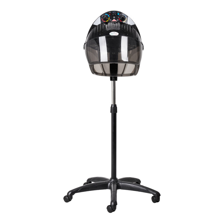 Droogkap met Statief Ionic Triple Speed Gabbiano Centurion LVI-203S Zwart