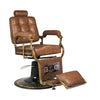 Barberstoel Gabbiano Boss Vintage Leer Lichtbruin