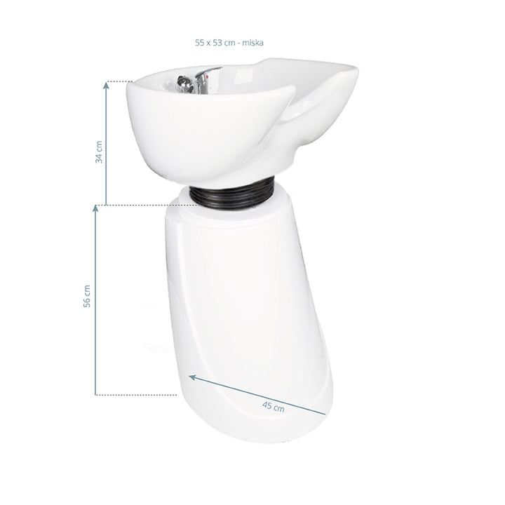 Wasunit Gabbiano Zuil MT-A3 Wit 6