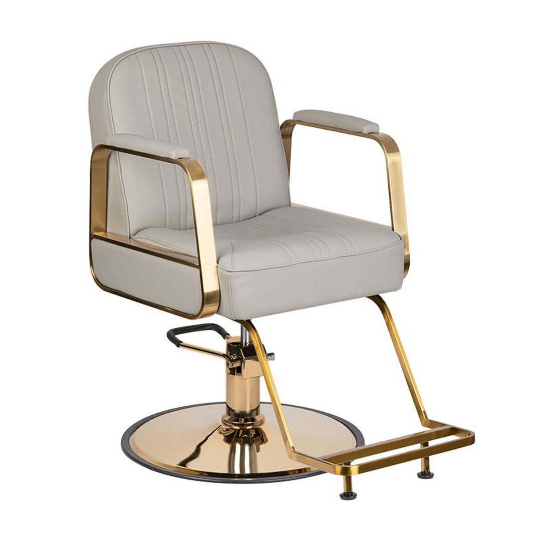 Kappersstoel Gabbiano Acri Goud Beige 1