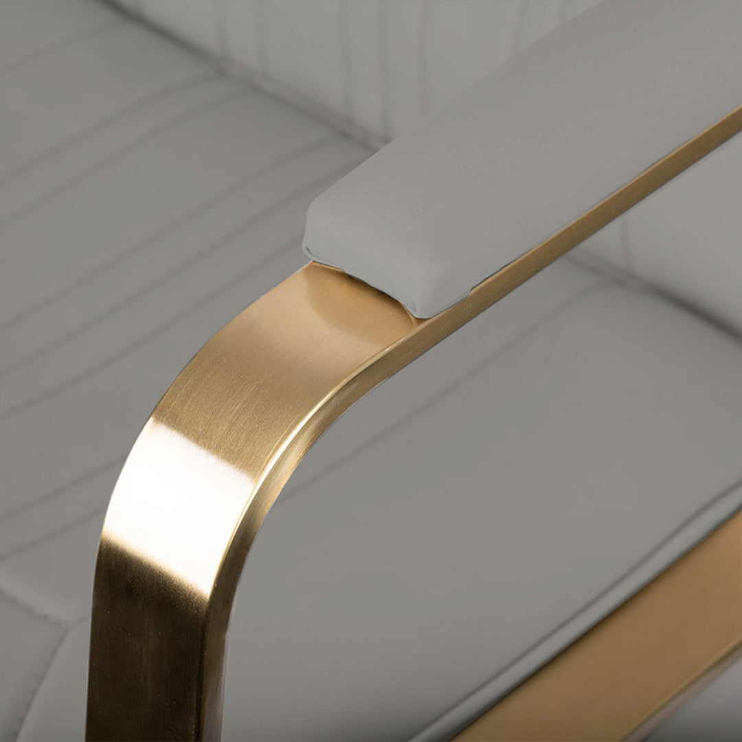 Kappersstoel Gabbiano Acri Goud Beige 6