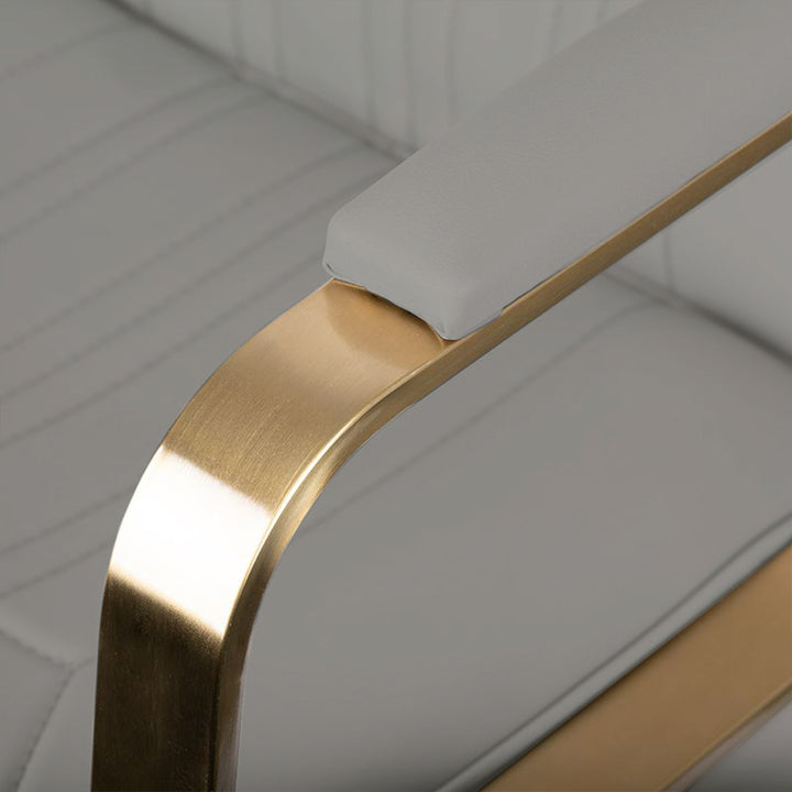 Kappersstoel Gabbiano Acri Goud Beige 6