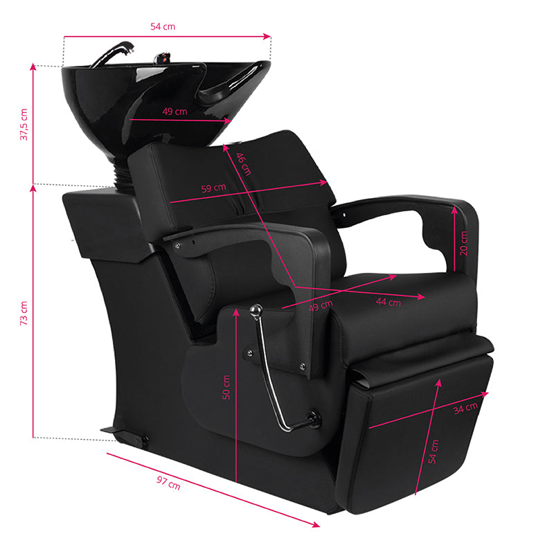 Wasunit Gabbiano C37 Zwart 6