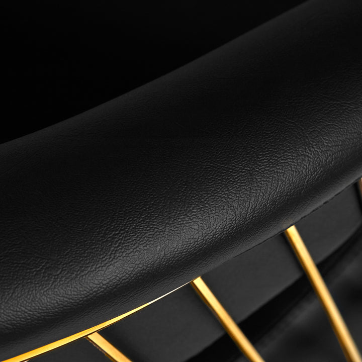 Kappersstoel Gabbiano Lille Goud Zwart 7