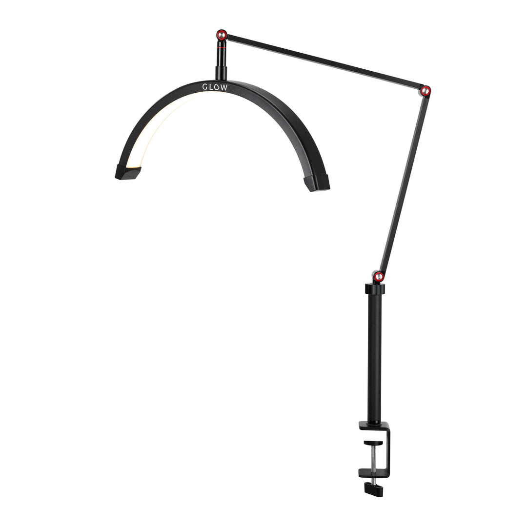 LED Lamp met Klem en Instelbare Kleur- en Lichtintensiteit Glow MX3 Mat Zwart