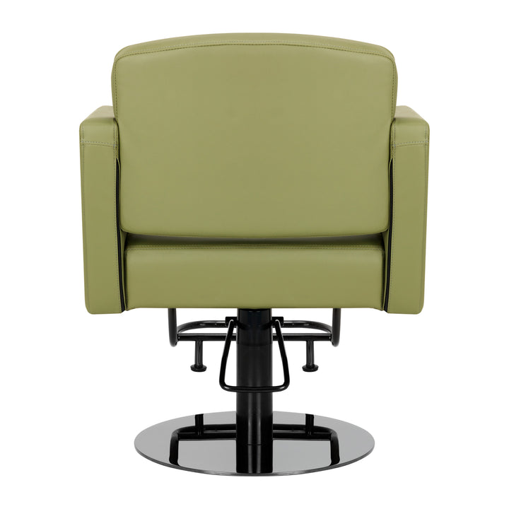 Kappersstoel Gabbiano Turyn Zwart-Groen 4