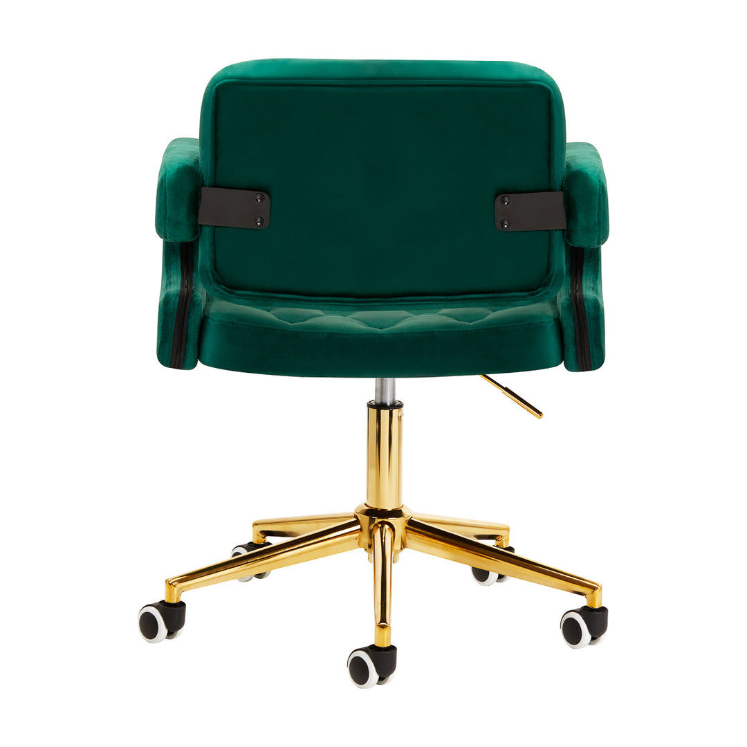 Stoel 4Rico QS-OF213G Fluweel Groen 3