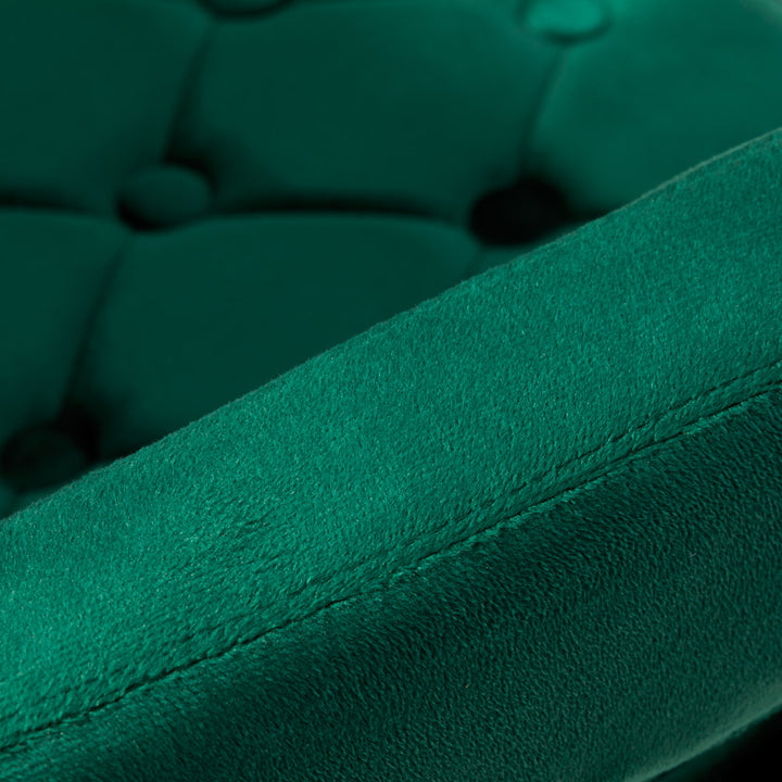 Stoel 4Rico QS-OF213G Fluweel Groen 9