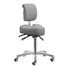 Tabouret met Rugleuning en Kantelbare Zitting Giovanni 1005 Grijs