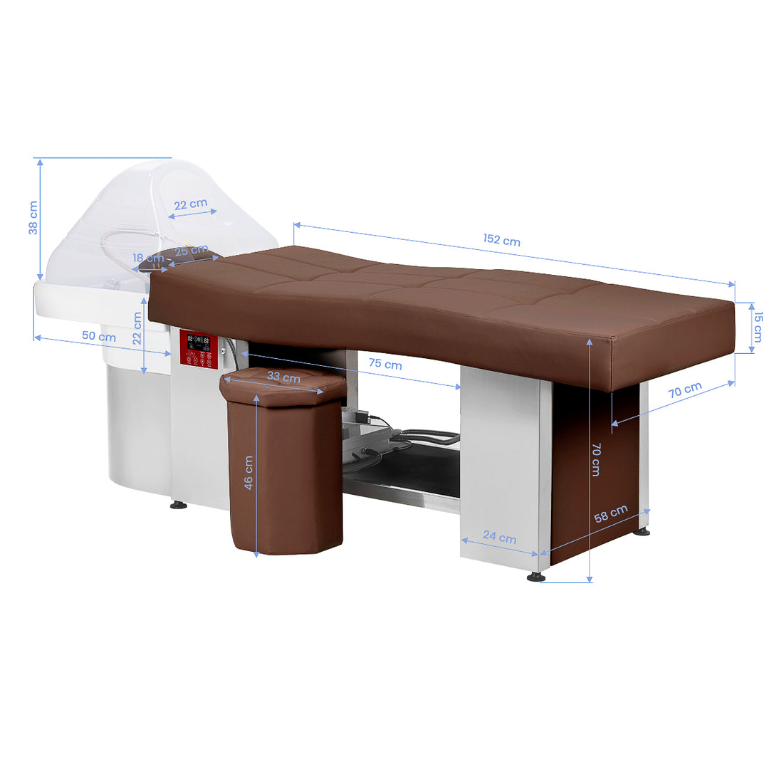 Wasunit Gabbiano Head Spa 017 Ligbed Bruin 18