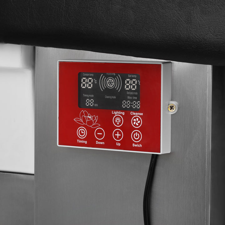 Wasunit Gabbiano Head Spa 017B Ligbed Zwart 13