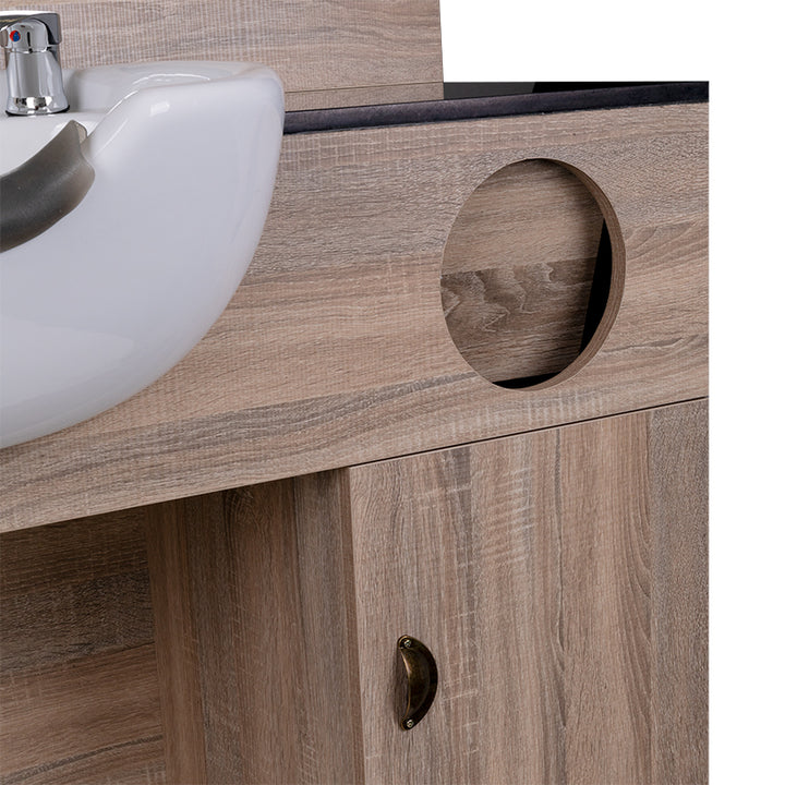 Kaptafel Kapperssalon met Wastafel QT-001A 5