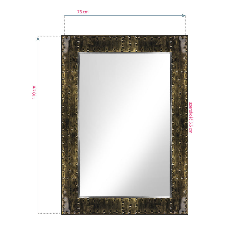 Kappersspiegel Gabbiano Boss Goud 3