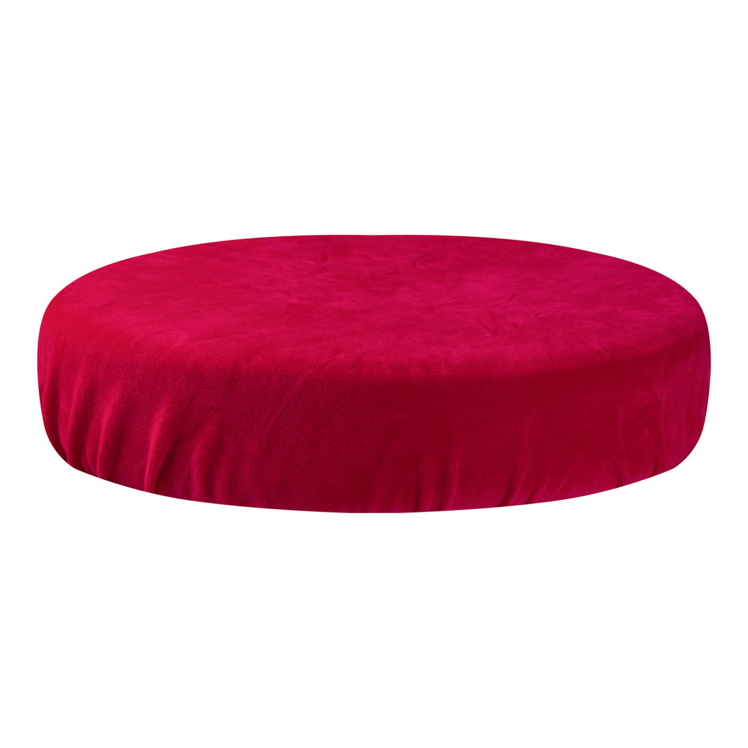 Stoelhoes Tabouret Fluweel Fuchsia 1