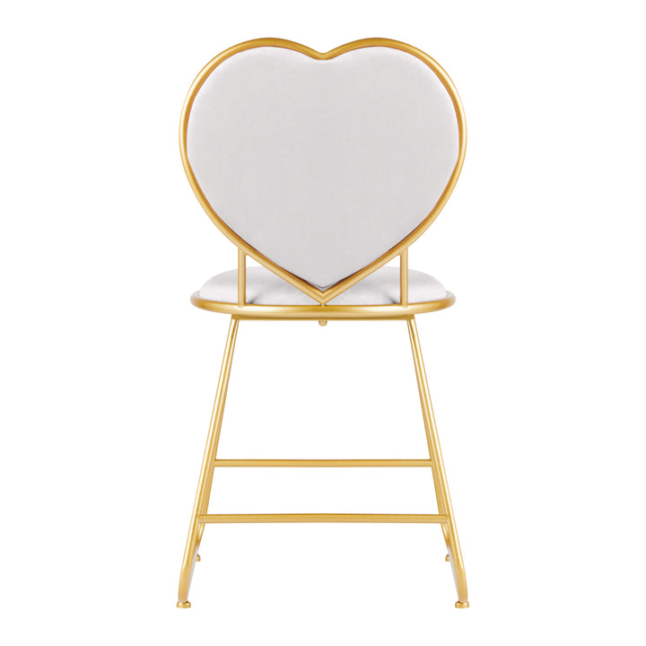 Stoel Fluweel MT-309 Goud Grijs 4
