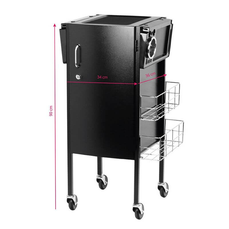 Kapper Werkwagen Gabbiano Deluxe 500 Zwart 11