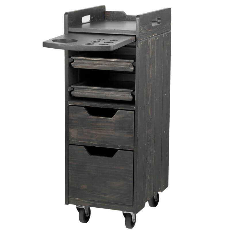 Kapper Werkwagen Hout 991 Grijs 1
