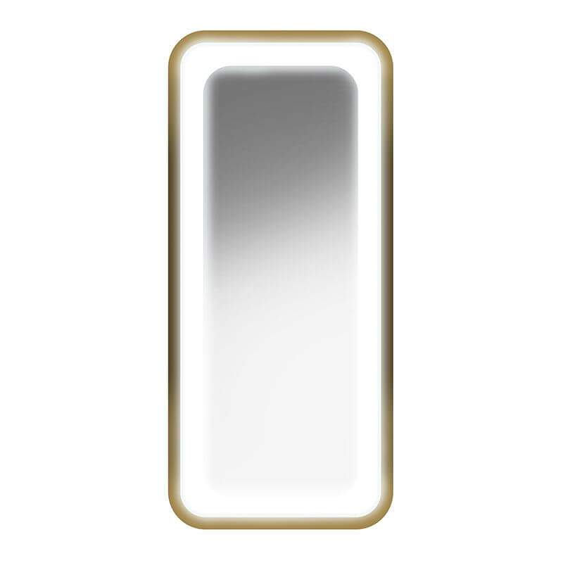 Kappersspiegel Gabbiano Met Verlichting B094 Goud 2