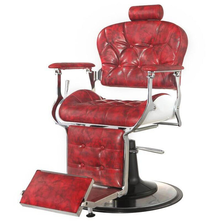 Kappersstoel Barber Gabbiano Premier Rood