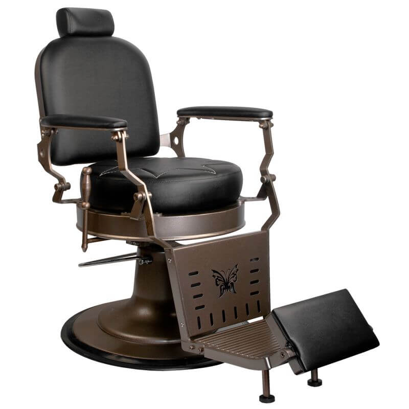 Kappersstoel Barber Gabbiano Star Zwart