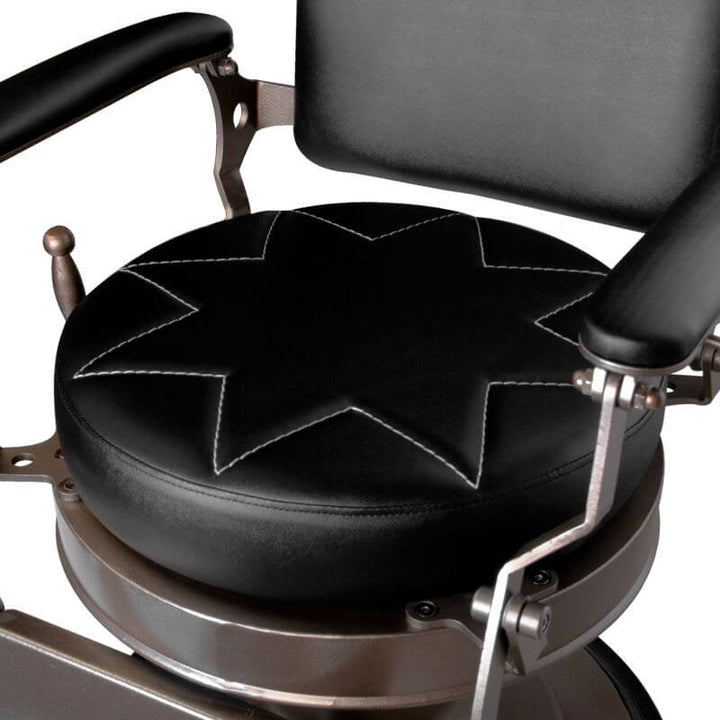 Kappersstoel Barber Gabbiano Star Zwart