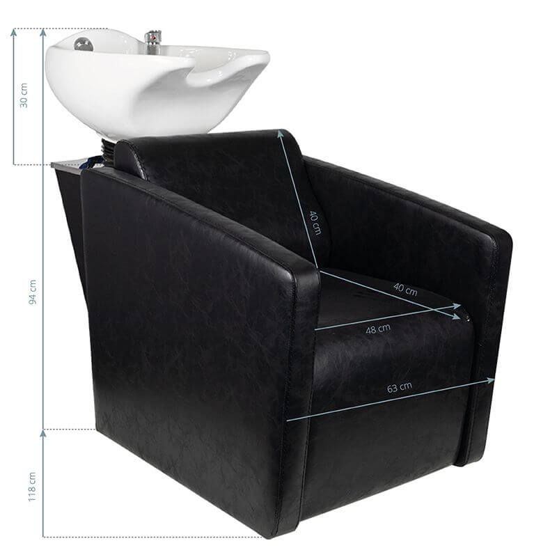 Wasunit Hair System HSB79 Zwart 8