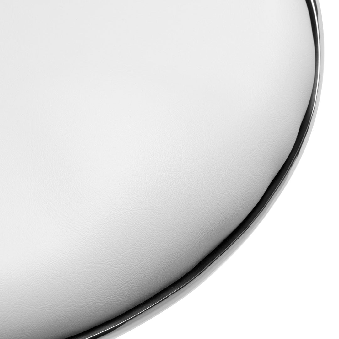 Salonstoel met Wielen Verstelbaar Gabbiano Q-4599 Wit - afbeelding 5