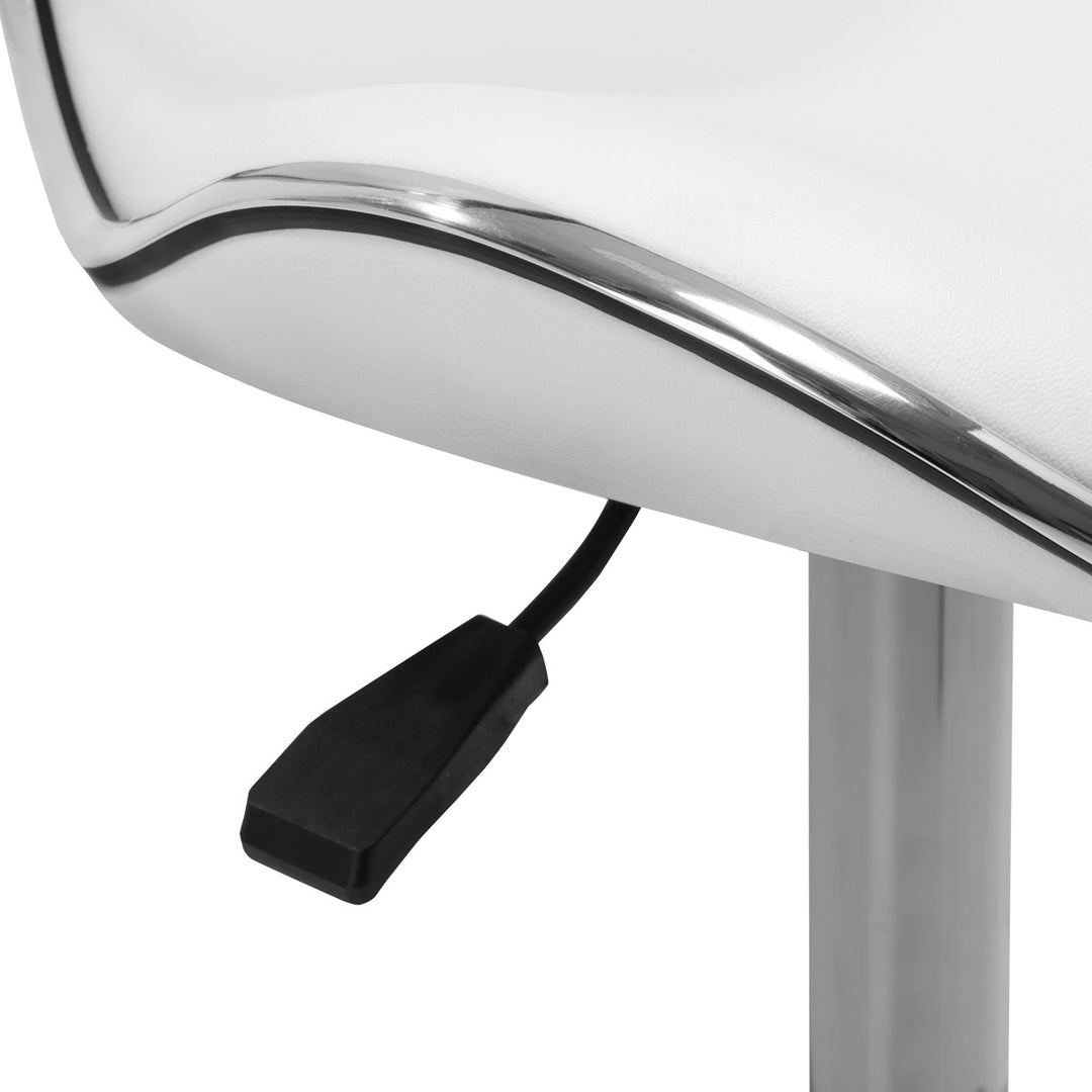 Salonstoel met Wielen Verstelbaar Gabbiano Q-4599 Wit - afbeelding 6