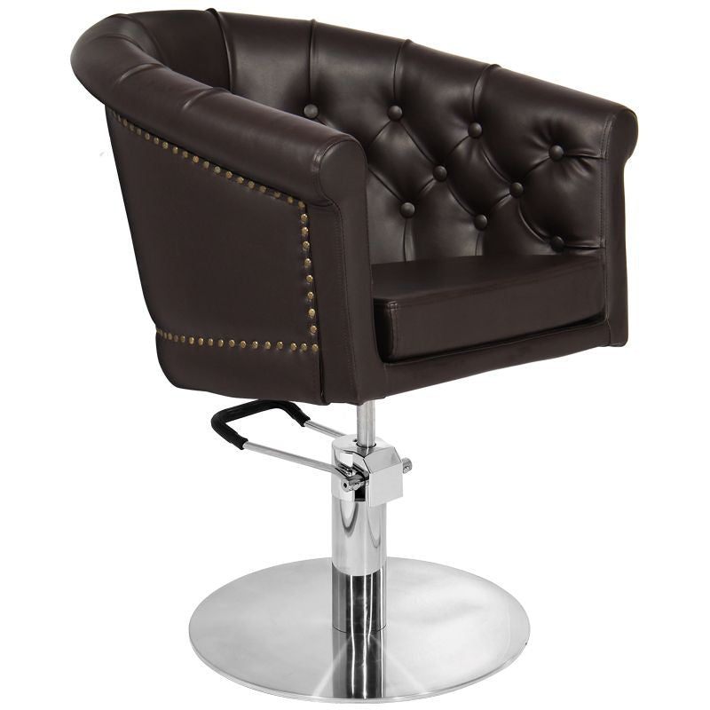 Kappersstoel Gabbiano London Bruin 1