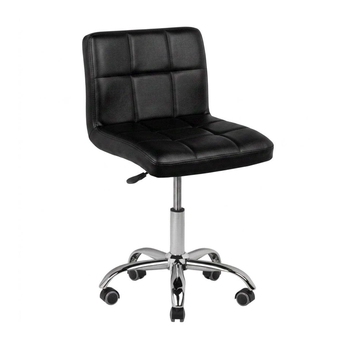 Salonstoel met Wielen Verstelbaar A-5299 Zwart