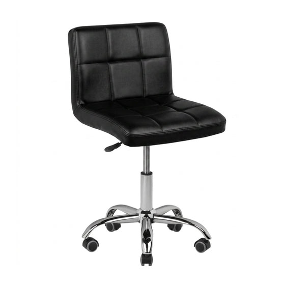 Salonstoel met Wielen Verstelbaar A-5299 Zwart