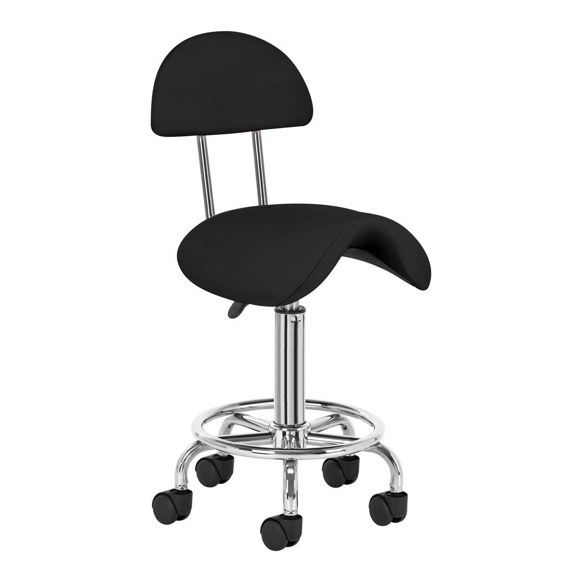 Zadelkruk met Rugleuning 6001 Zwart