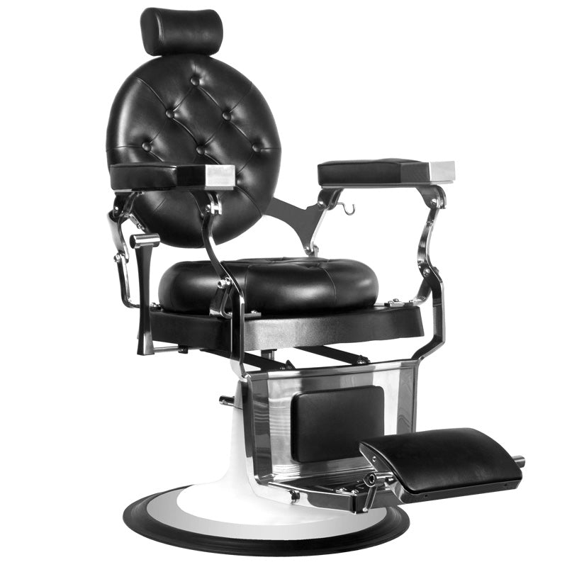Kappersstoel Barber Gabbiano Imperator Zwart 1