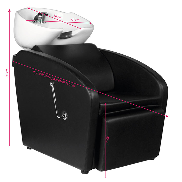 Wasunit Gabbiano Bergen Zwart - afbeelding 5