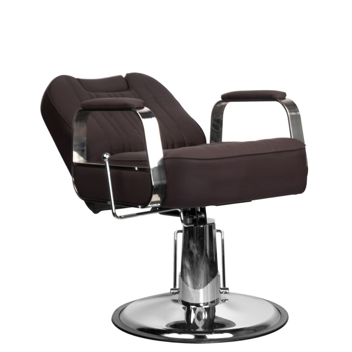 Kappersstoel Barber Gabbiano Rufo Bruin 3