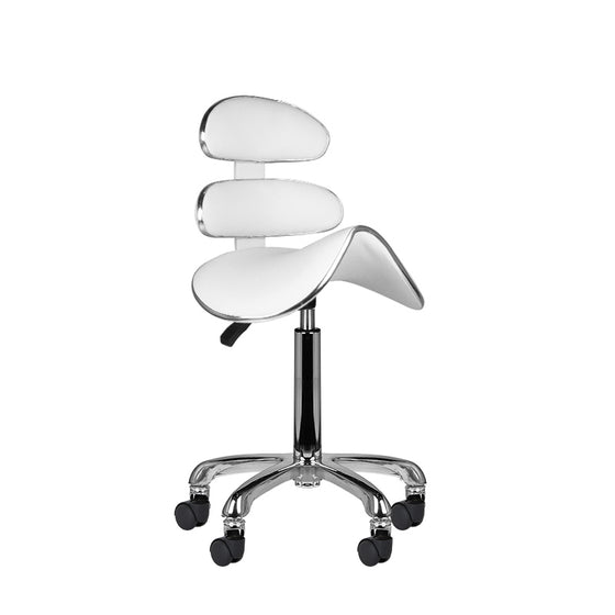 Zadelkruk Verstelbaar Eco Leder AM-880 Wit