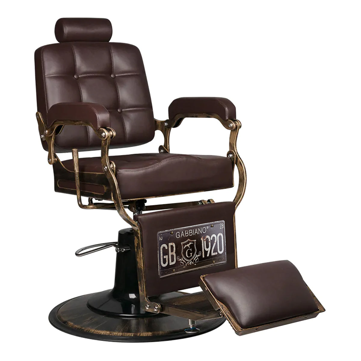 Barberstoel Gabbiano Boss Bruin