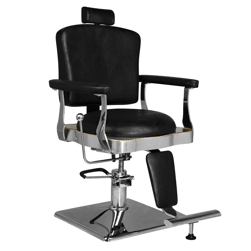 Kappersstoel Barber Hair System SM180 Zwart 1