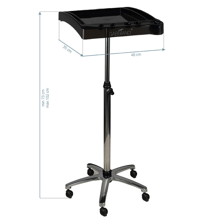 Werkwagen Kapper Gabbiano 265 Zwart - afbeelding 4