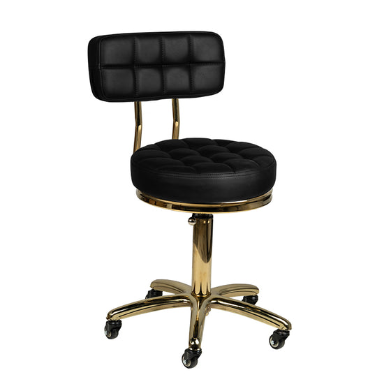 Tabouret Verstelbaar AM-961 Goud-Zwart