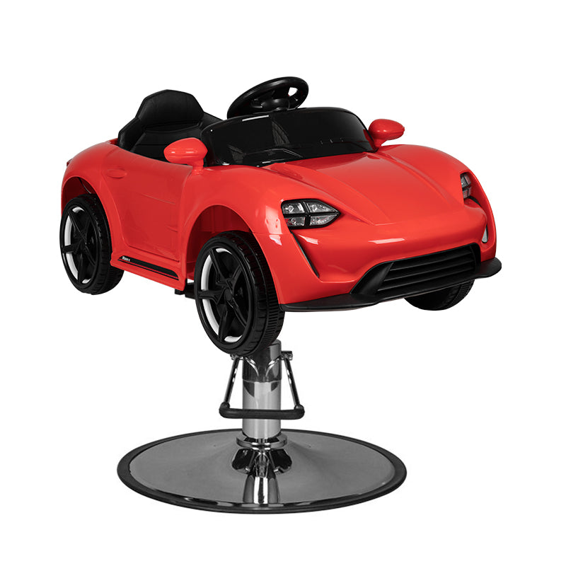 Kinderkappersstoel Auto Porsche Rood 1