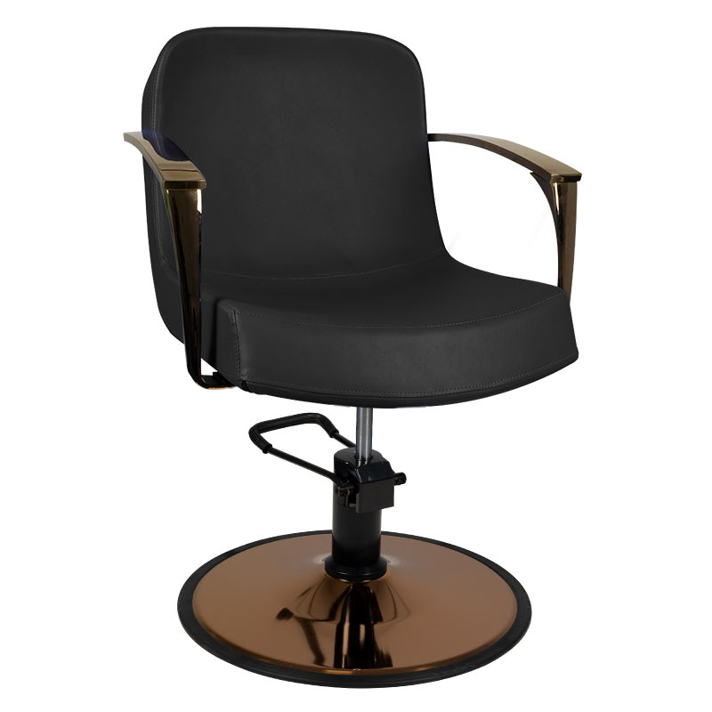 Styling Stoel Gabbiano Bolonia Koper Zwart 1